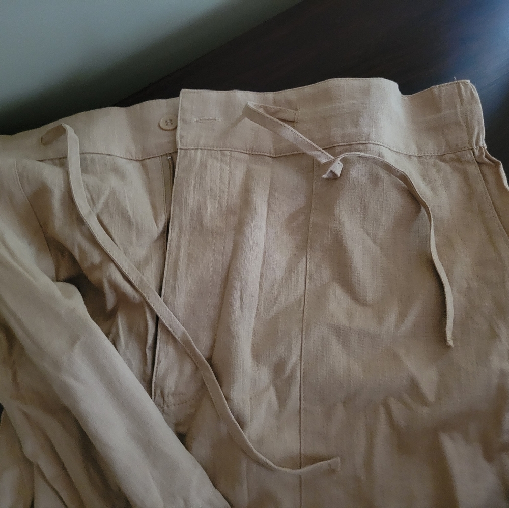 Men's Khaki linen pants